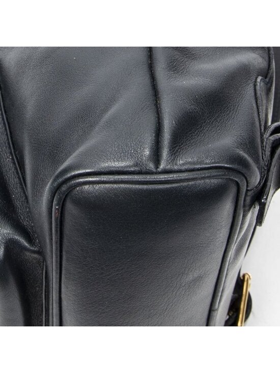 Gucci Mini Bamboo Backpack Navy Calfskin Leather main image 10